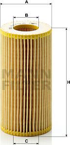 Mann-Filter HU 719/8 x - Oil Filter parts5.com