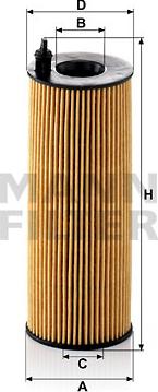 Mann-Filter HU 721/5 x - Filtro de aceite parts5.com