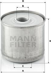 Mann-Filter P 917/1 x - Filtr paliwa parts5.com