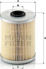 Mann-Filter P 718 x - Fuel filter parts5.com