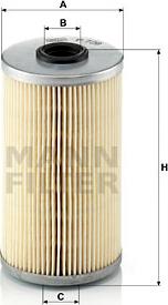 Mann-Filter P 726 x - Filter goriva parts5.com