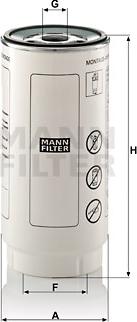 Mann-Filter PL 420/7 x - Filtru combustibil parts5.com