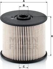 Mann-Filter PU 830 x - Filtro combustible parts5.com