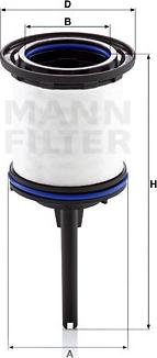 Mann-Filter PU 7008 z KIT - Filtru combustibil parts5.com