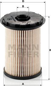 Mann-Filter PU 731 x - Fuel filter parts5.com