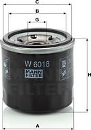 Mann-Filter W 6018 - Filtro de aceite parts5.com