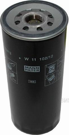 Mann-Filter W 11 102/12 - Oljni filter parts5.com