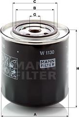 Mann-Filter W 1130 - Filter za ulje parts5.com