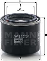 Mann-Filter W 815/80 - Ölfilter parts5.com