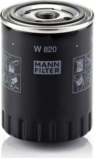 Mann-Filter W 820 - Маслен филтър parts5.com