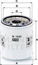 Mann-Filter W 7030 - Õlifilter parts5.com