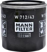 Mann-Filter W 712/43 - Φίλτρο λαδιού parts5.com