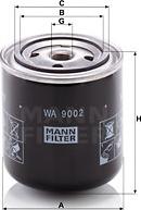 Mann-Filter WA 9002 - Filtro del refrigerante parts5.com