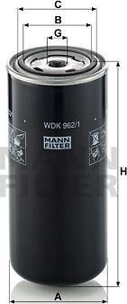 Mann-Filter WDK 962/1 - Топливный фильтр parts5.com