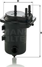Mann-Filter WK 9028 z - Filtro combustible parts5.com