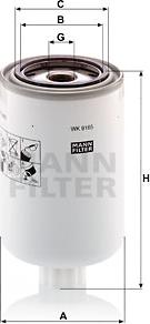 Mann-Filter WK 9165 x - Palivový filter parts5.com