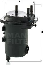 Mann-Filter WK 939/12 x - Φίλτρο καυσίμου parts5.com