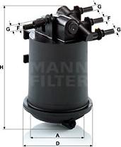 Mann-Filter WK 939/1 - Φίλτρο καυσίμου parts5.com