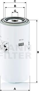 Mann-Filter WK 929 x - Filtru combustibil parts5.com