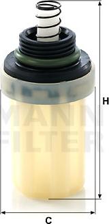 Mann-Filter WK 4001 - Filtro combustible parts5.com