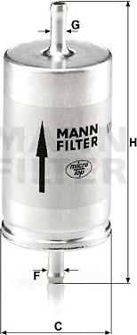 Mann-Filter WK 410 - Filtro combustible parts5.com