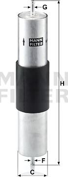 Mann-Filter WK 516/1 - Filtro combustible parts5.com