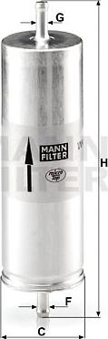 Mann-Filter WK 516 - Filtro combustible parts5.com