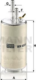 Mann-Filter WK 6004 - Fuel filter parts5.com