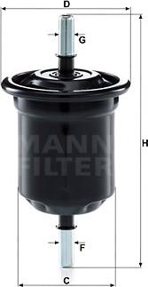 Mann-Filter WK 6013 - Горивен филтър parts5.com