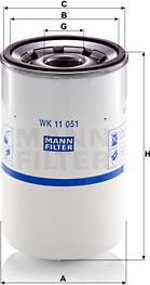 Mann-Filter WK 11 051 - Üzemanyagszűrő parts5.com