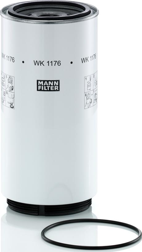 Mann-Filter WK 1176 x - Filtre à carburant parts5.com