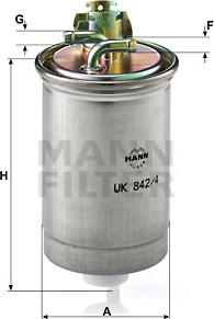 Mann-Filter WK 842/4 - Fuel filter parts5.com