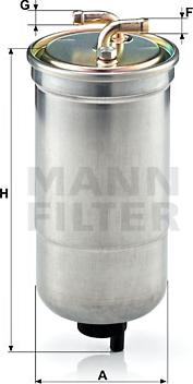 Mann-Filter WK 853/16 - Filtro combustible parts5.com