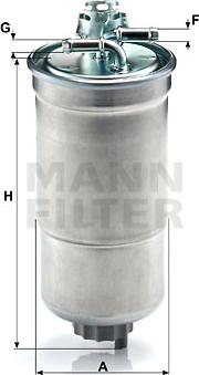 Mann-Filter WK 853/3 x - Filtar za gorivo parts5.com