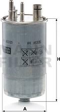 Mann-Filter WK 853/20 - Fuel filter parts5.com