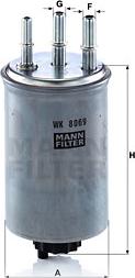 Mann-Filter WK 8069 - Kraftstofffilter parts5.com