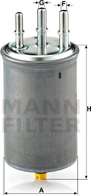 Mann-Filter WK 829/7 - Kraftstofffilter parts5.com