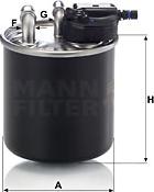 Mann-Filter WK 820/15 - Filtre à carburant parts5.com