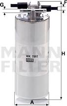 Mann-Filter WK 7002 - Filtru combustibil parts5.com