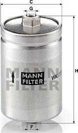 Mann-Filter WK 725 - Φίλτρο καυσίμου parts5.com