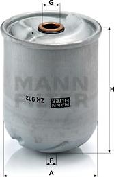 Mann-Filter ZR 902 x - Filtre à huile parts5.com