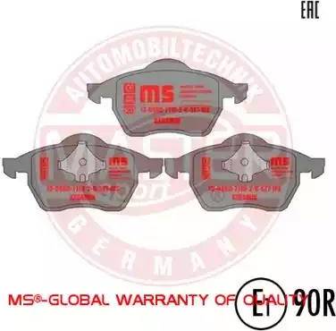 MASTER-SPORT GERMANY 13046071102K-SET-MS - Set placute frana,frana disc parts5.com