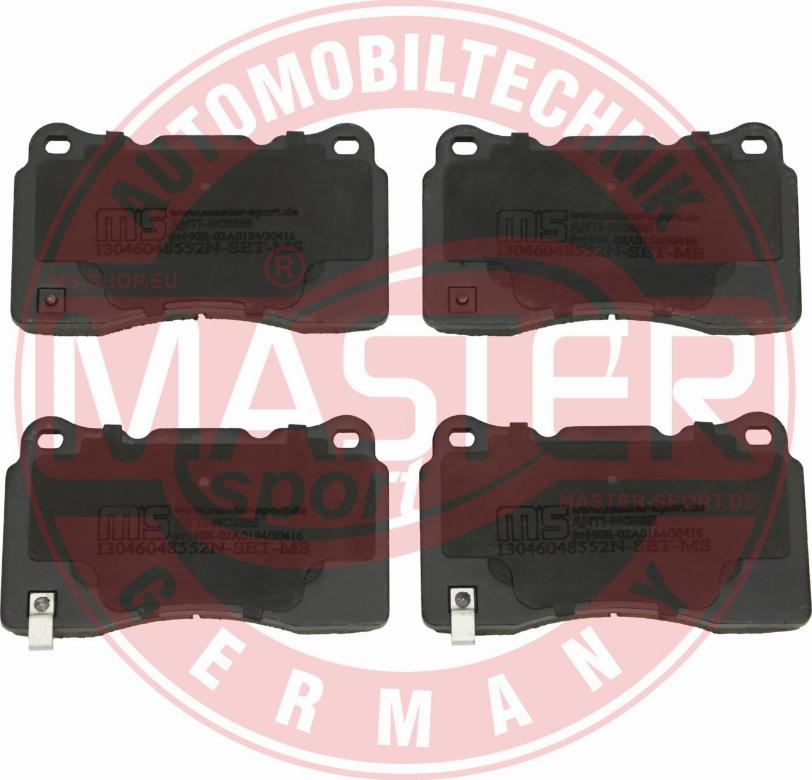 MASTER-SPORT GERMANY 13046048552N-SET-MS - Juego de pastillas de freno parts5.com