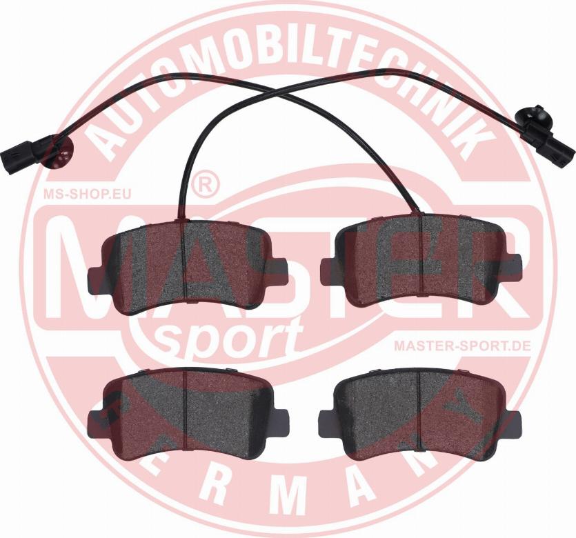 MASTER-SPORT GERMANY 13046048582T-SET-MS - Set placute frana,frana disc parts5.com