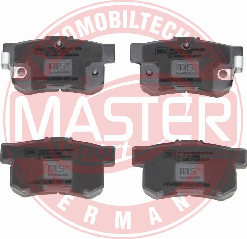 MASTER-SPORT GERMANY 13046059292N-SET-MS - Set placute frana,frana disc parts5.com