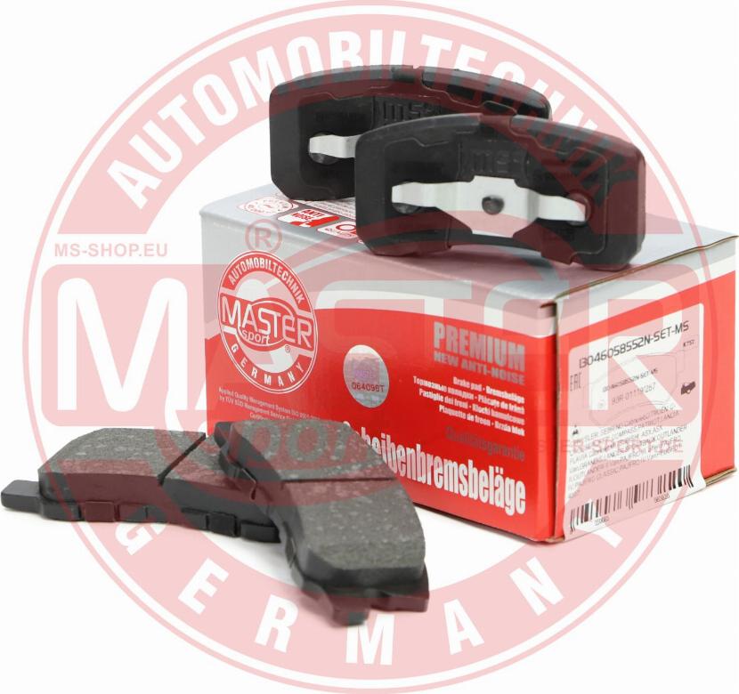 MASTER-SPORT GERMANY 13046058552N-SET-MS - Set placute frana,frana disc parts5.com