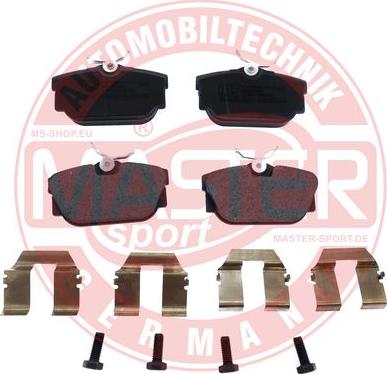 MASTER-SPORT GERMANY 13046028732N-SET-MS - Piduriklotsi komplekt,ketaspidur parts5.com