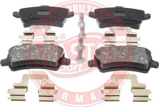 MASTER-SPORT GERMANY 13046027222N-SET-MS - Set placute frana,frana disc parts5.com