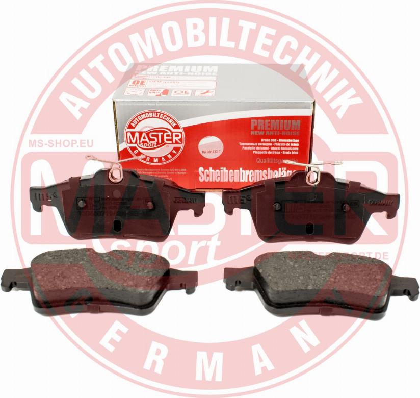 MASTER-SPORT GERMANY 13046071942N-SET-MS - Komplet zavornih oblog, ploscne (kolutne) zavore parts5.com