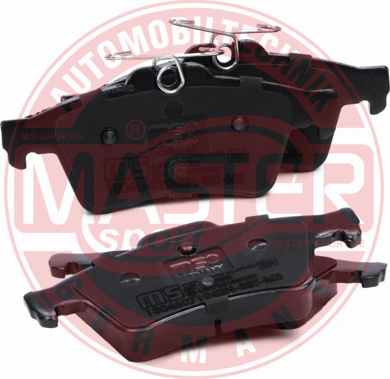 MASTER-SPORT GERMANY 13046071942N-SET-MS - Komplet zavornih oblog, ploscne (kolutne) zavore parts5.com